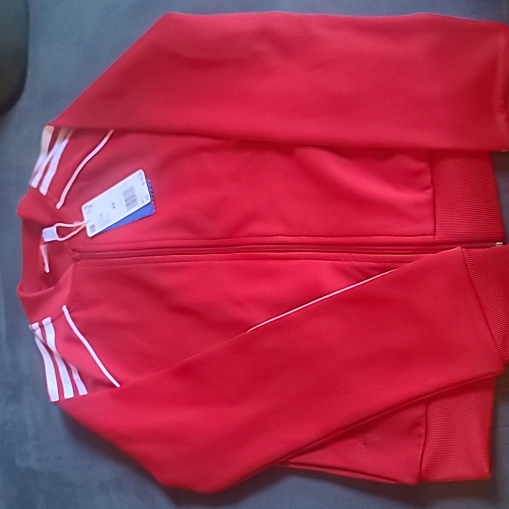 Women's Adidas Three Stripe Track Jacket